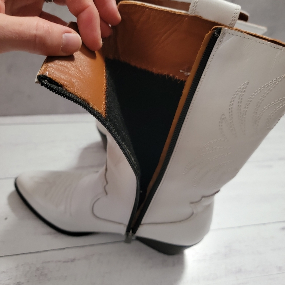 Ethan Valdes, Cowgirl Midwhitr Boot, Size 40 (81/2-9) - Picture 2 of 4